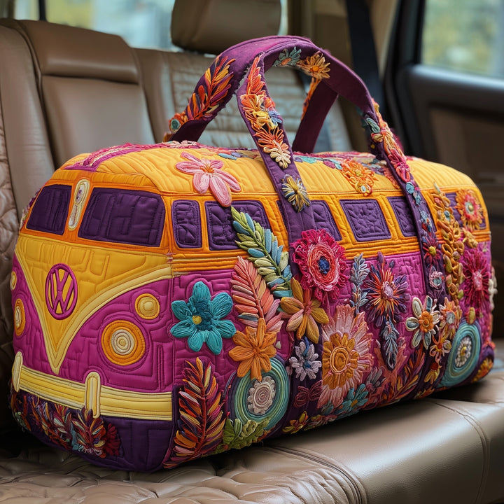 Hippie Van Quilt Duffle Bag