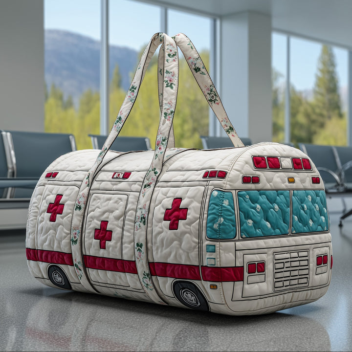 Quilted Duffle Bag - Ambulance Design