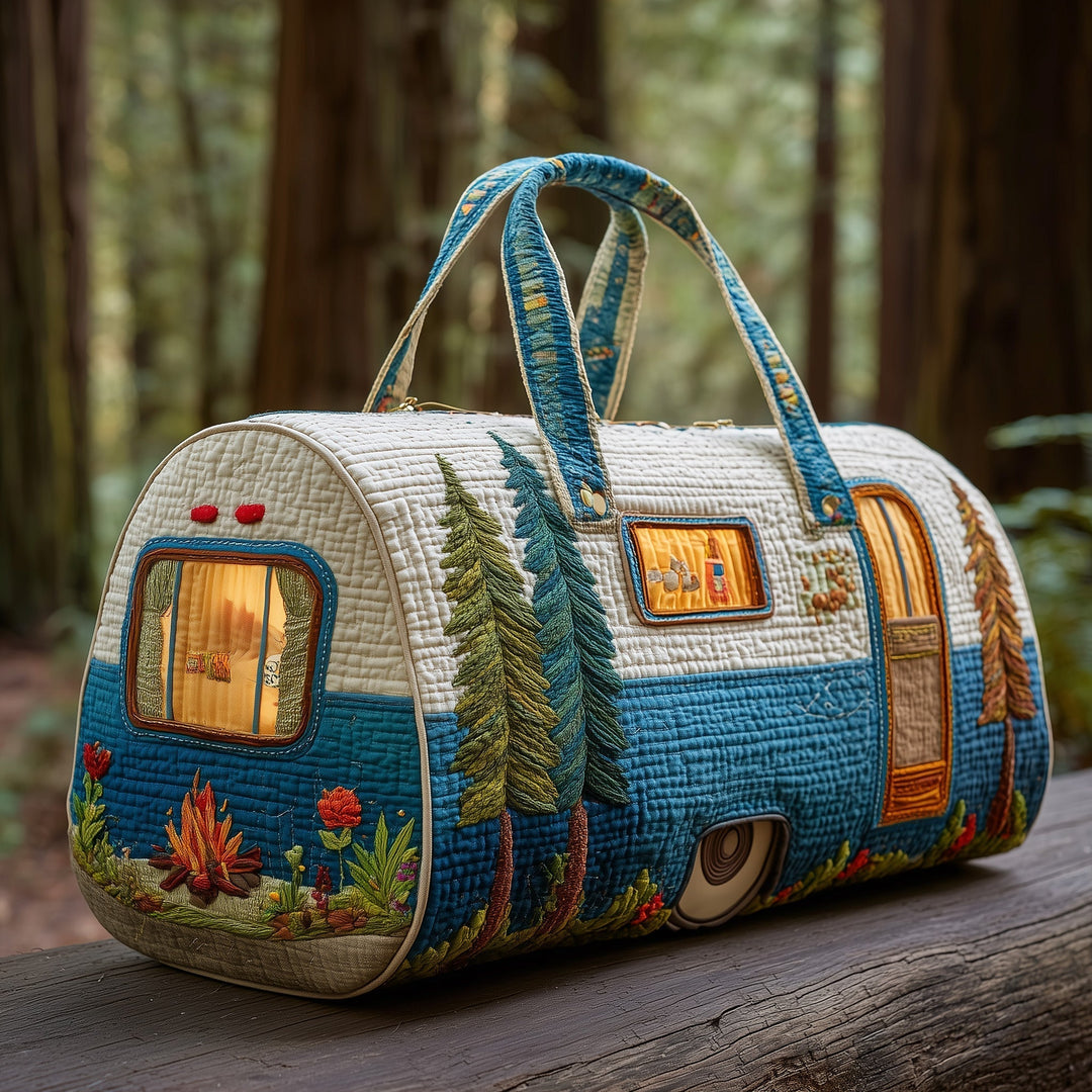 Quilted Duffle Bag for Camping Trailers