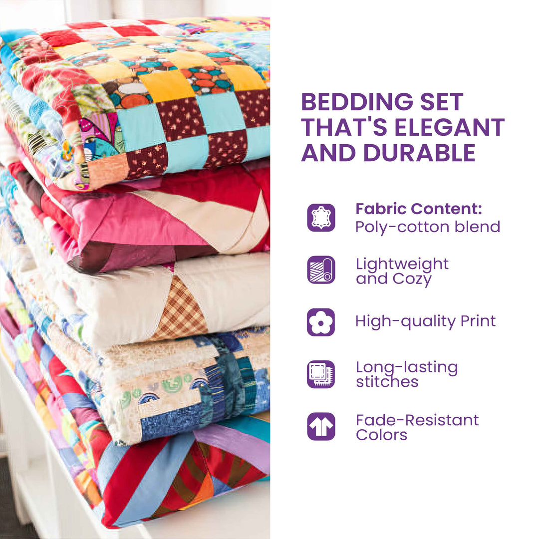 Sea Escape 3-Piece Quilted Bedspread Set